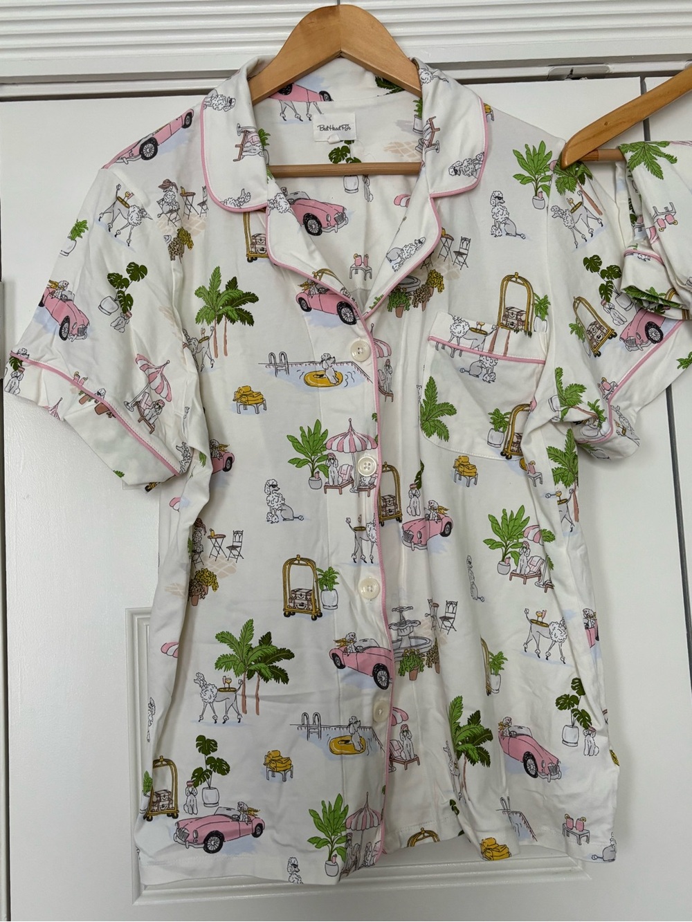 Bedhead Poolside Poodles PJs EXCELLENT condition
